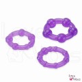 3 anneaux cockring silicone